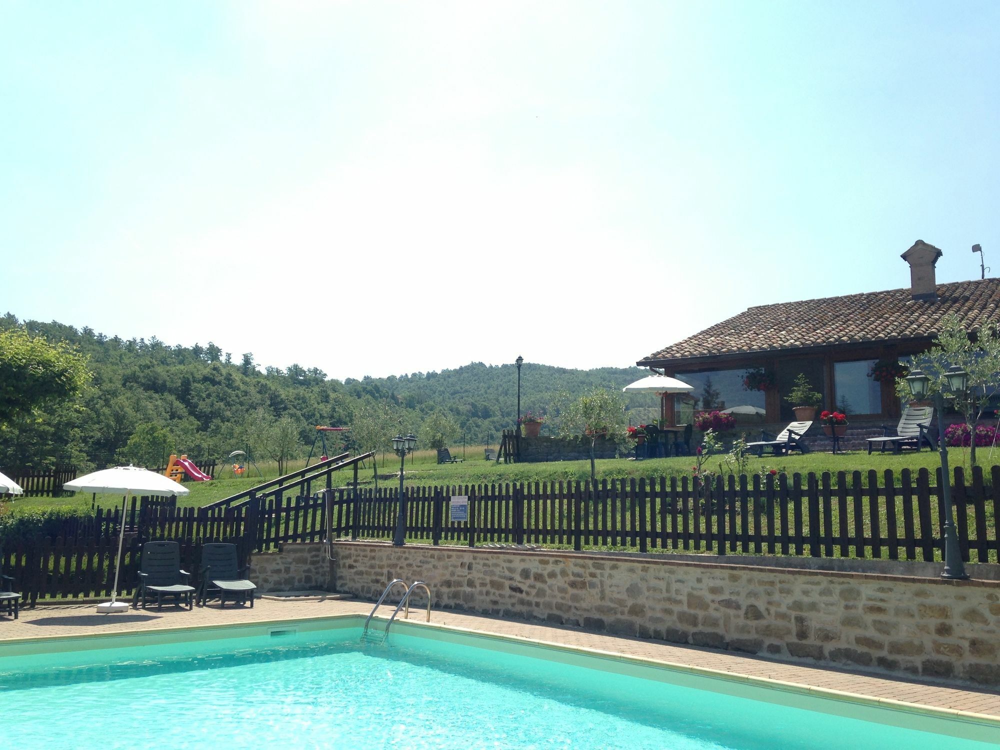 Agriturismo Ponte Di Riocchio Губбио Экстерьер фото